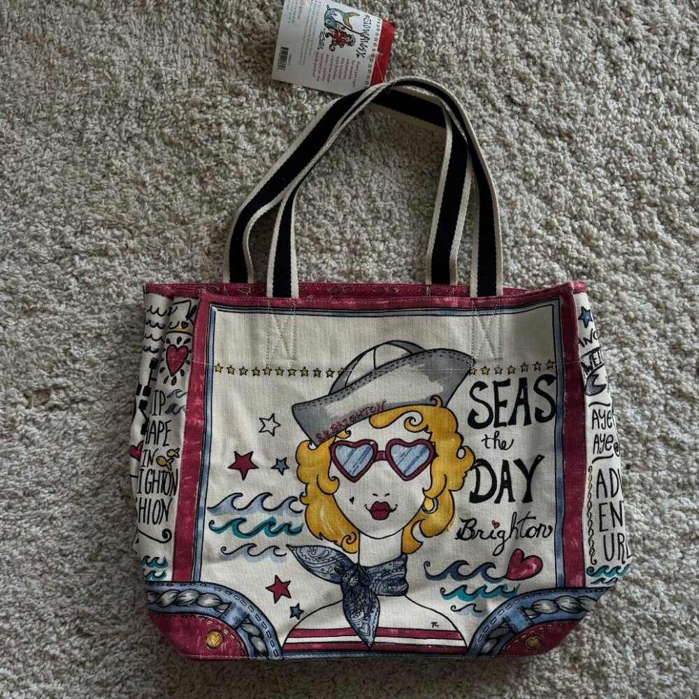 Brighton Seas the Day Tote Bag